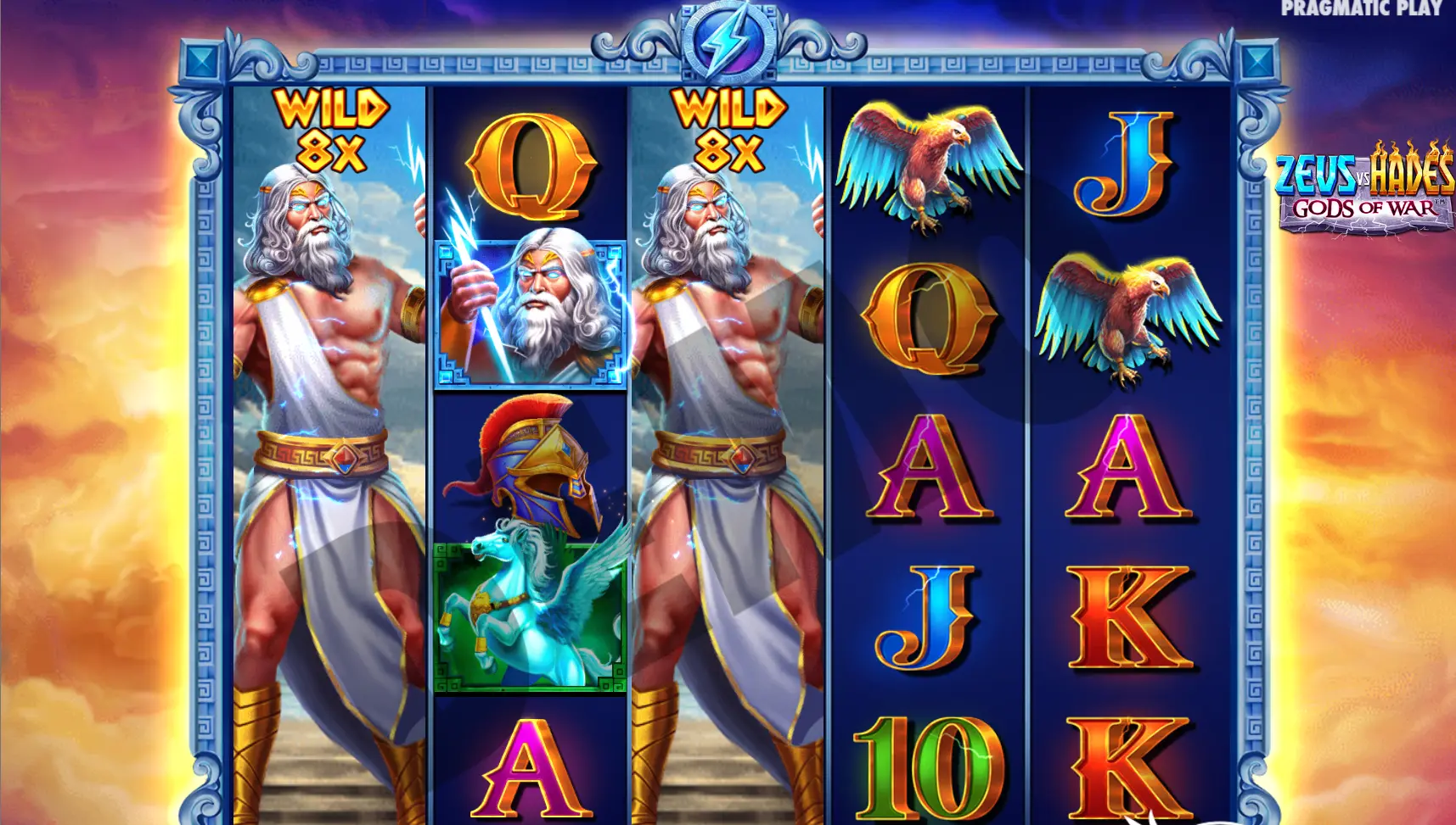 Zeus vs Hades Gods of War casino slot