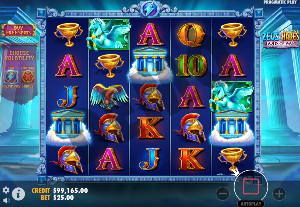 Zeus vs Hades Gods of War feee spins